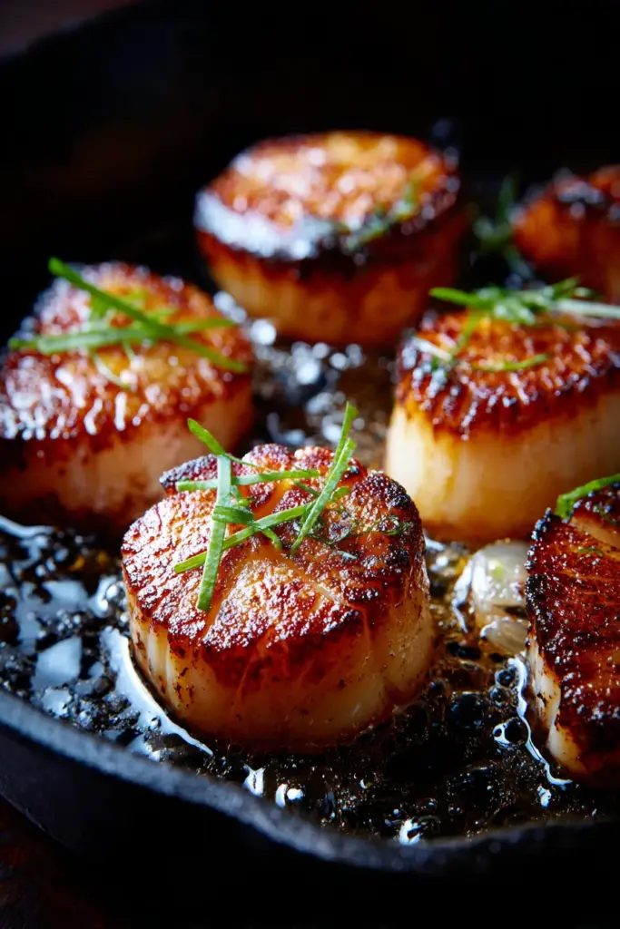 Perfectly Seared Scallops