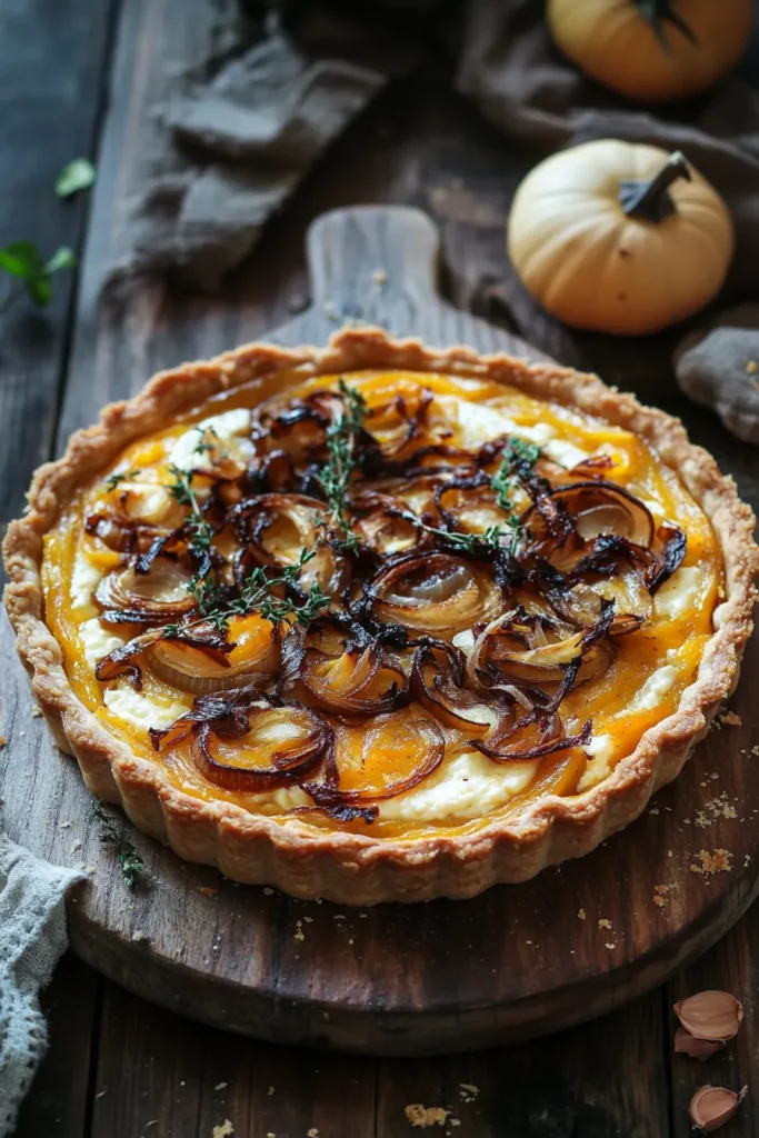 The Ultimate Guide to Pumpkin Recipes: From Sweet to Savory and Everything in Between 38 Pumpkin Onion Tart