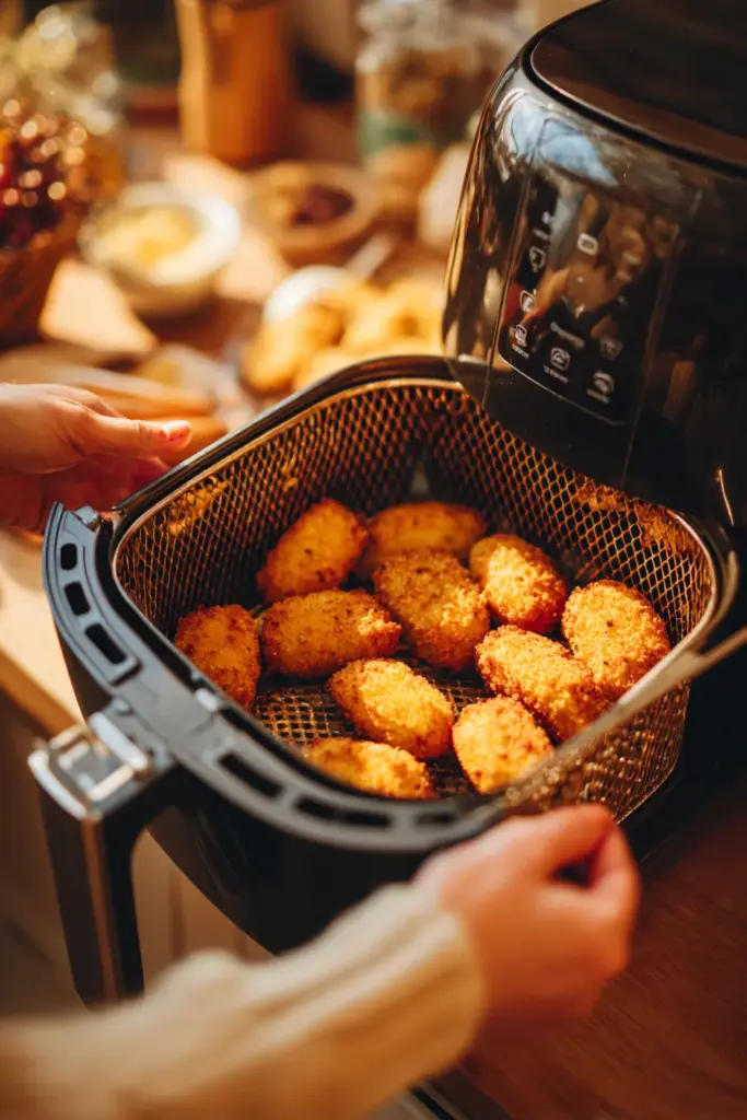 Shaking the Basket for Even Crisping