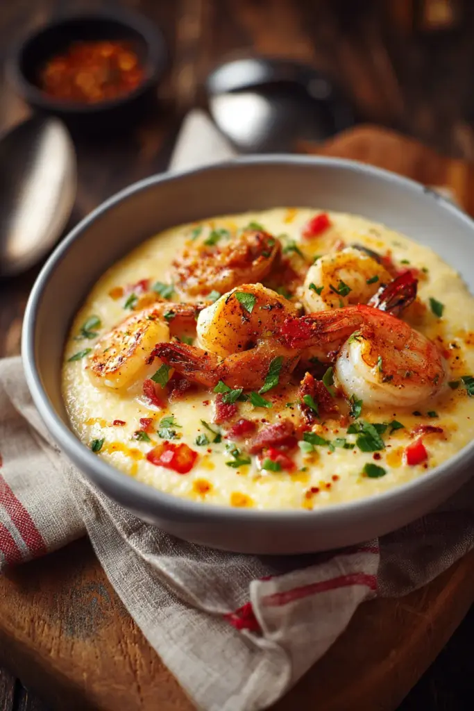 Shrimp & Grits with Fish
