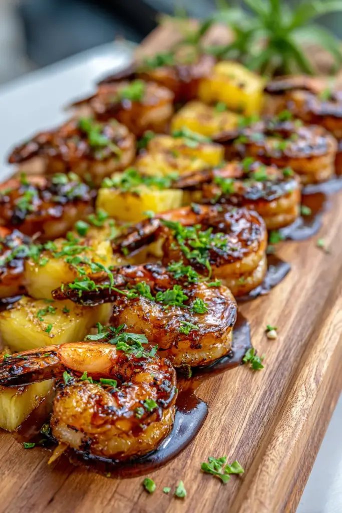 Tropical Shrimp Skewers