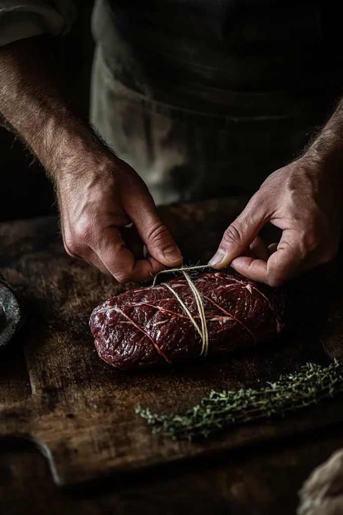 The Complete Guide to Venison Tenderloin and Jerky Recipes 23 Tying the Backstrap