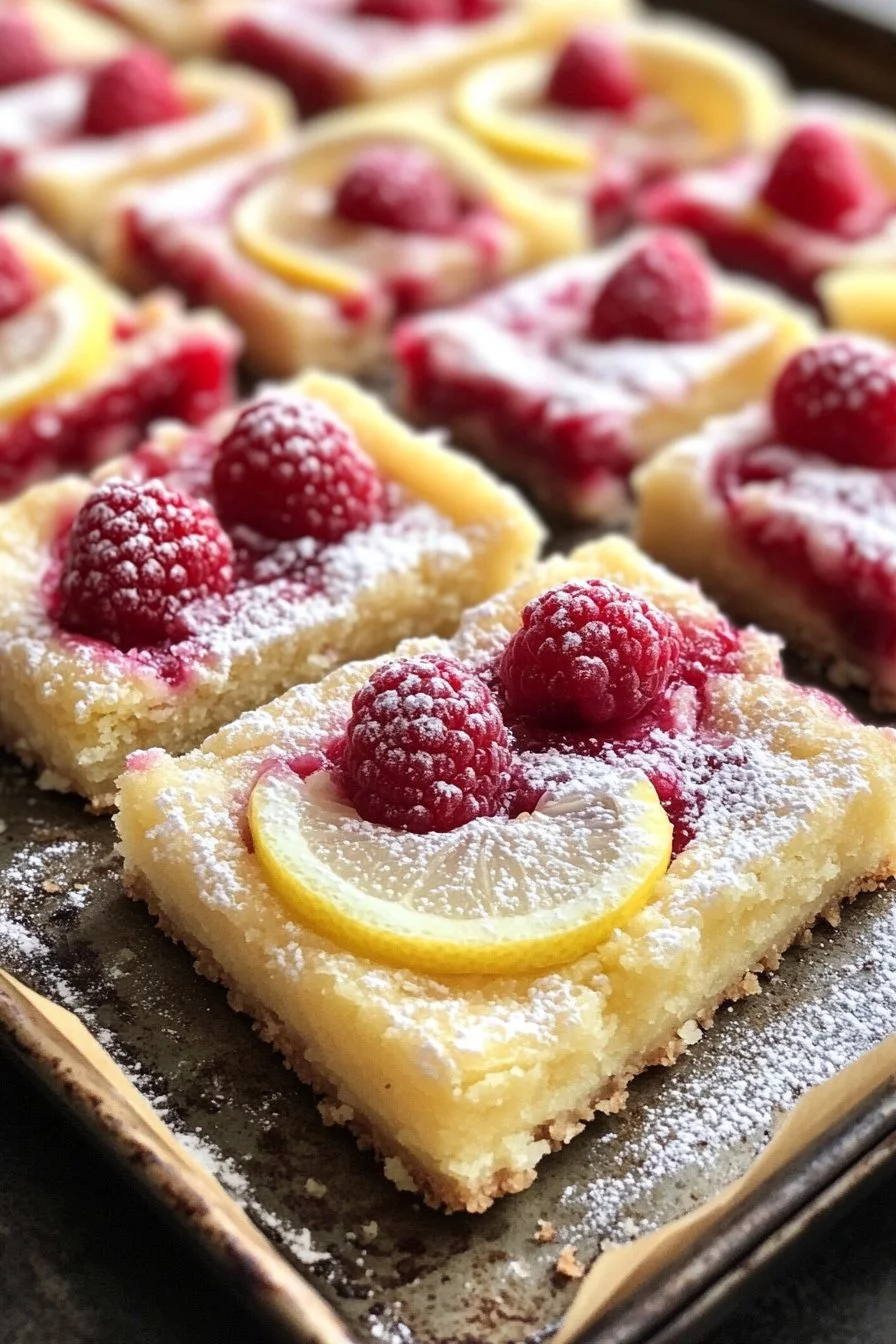 Lemon Raspberry Bars