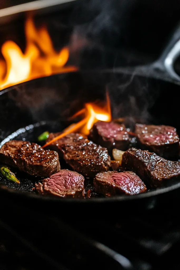 The Complete Guide to Venison Tenderloin and Jerky Recipes 43 Venison Searing