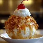 Air Fryer Fried Ice Cream