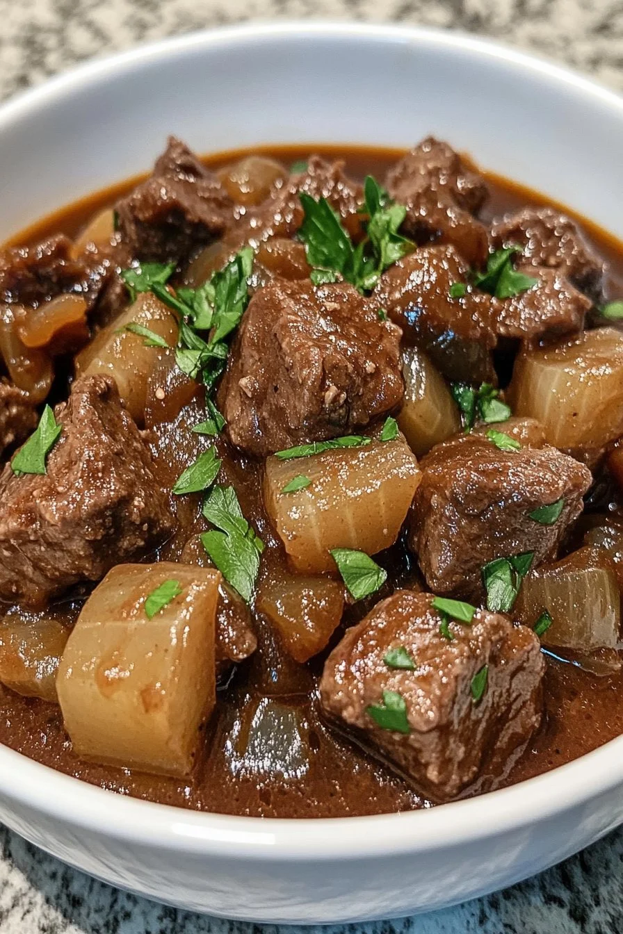 French Onion Beef Stew