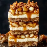 Caramel Apple Cheesecake Bars