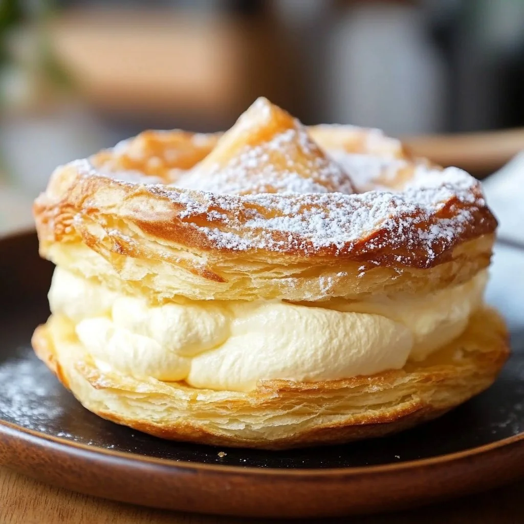 Carpathian Cream Cake (Karpatka)