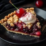 Cherry Crumb Pie