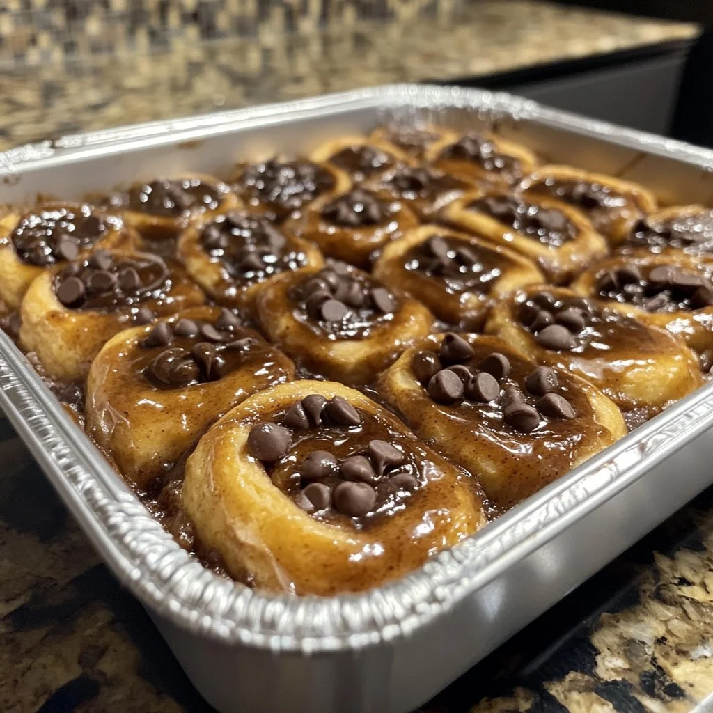 Chocolate Chip Cookie Cinnamon Rolls