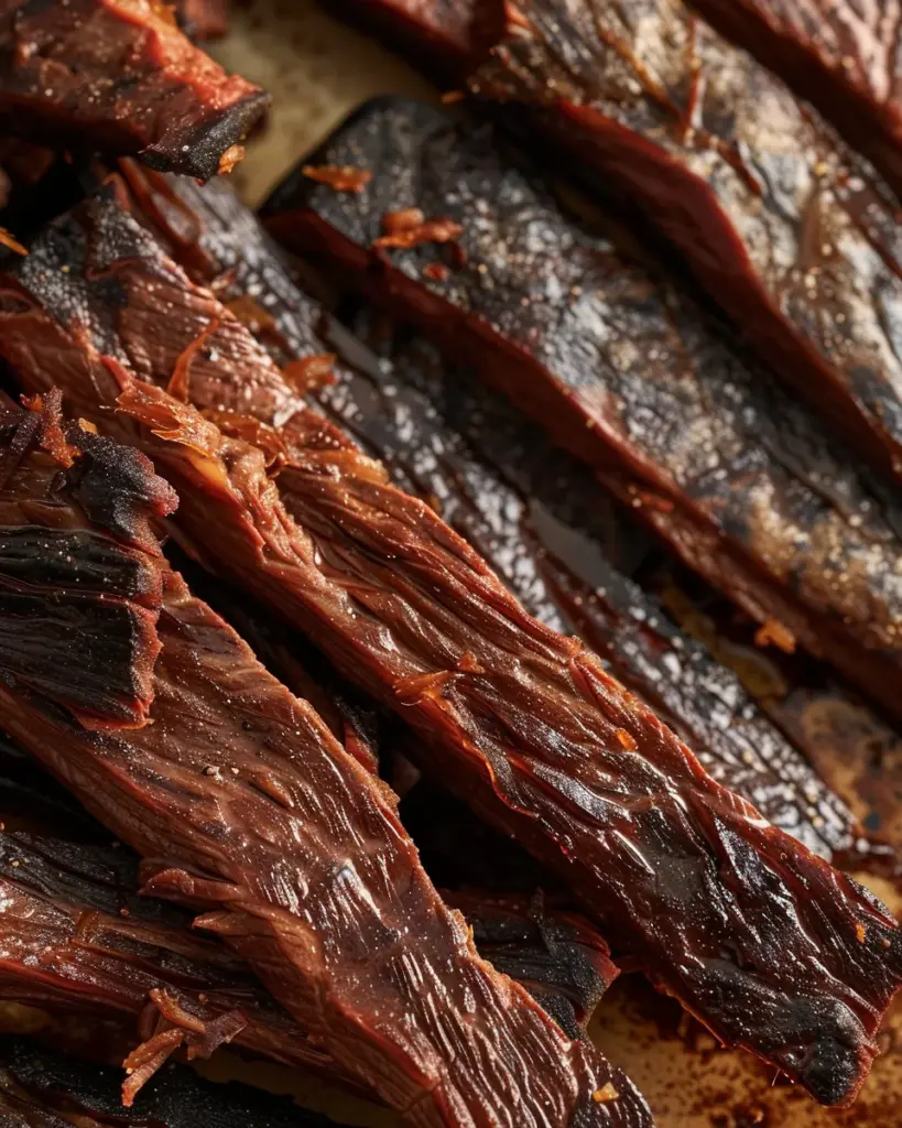 Classic Smoked Venison Strips: Smoky Sensation in Every Bite