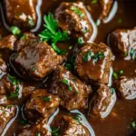 Crock Pot Beef Tips and Gravy