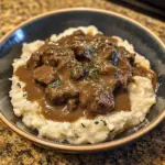 Crockpot Beef Tips with Gravy