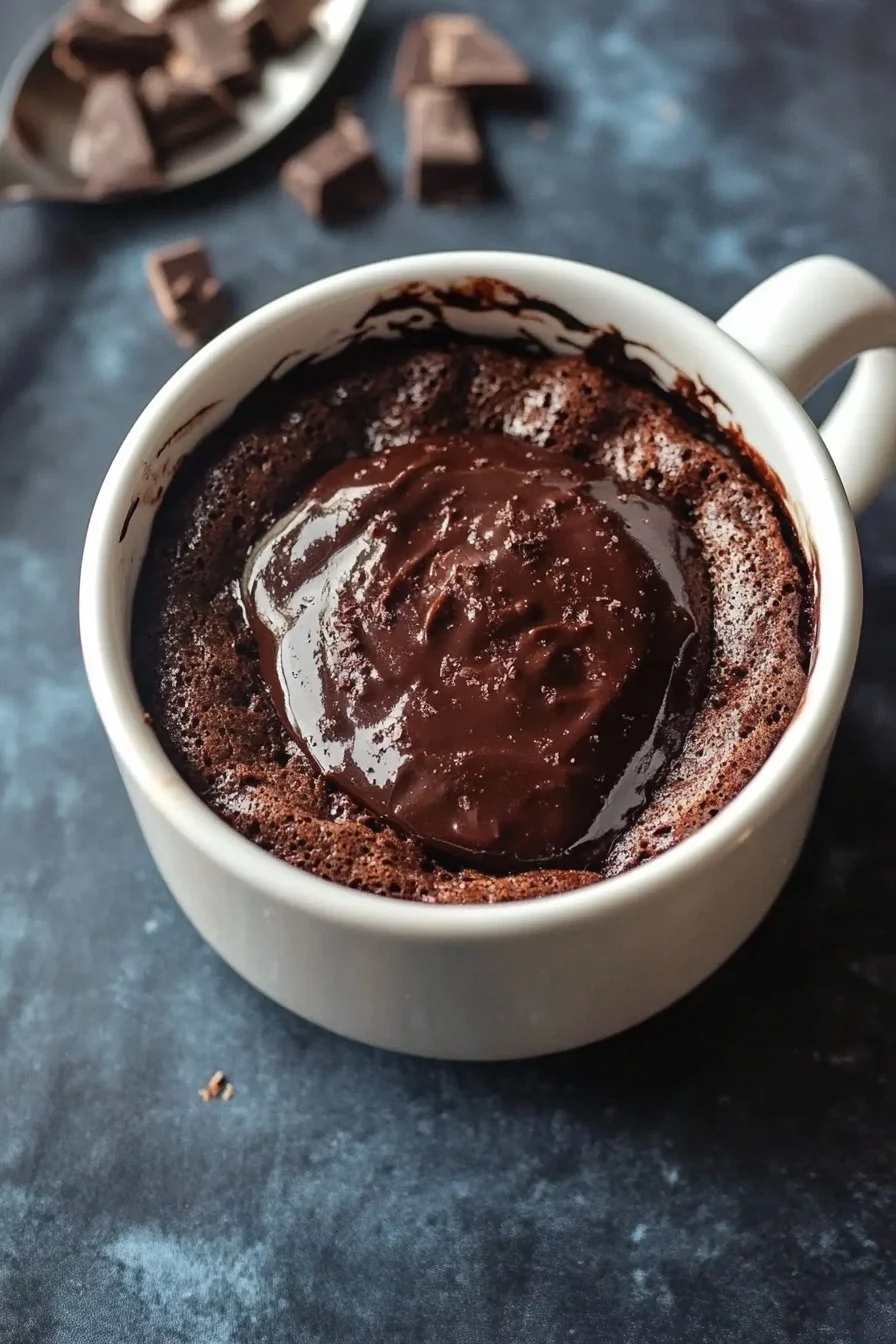 Chocolate Fudge Brownie in a Mug
