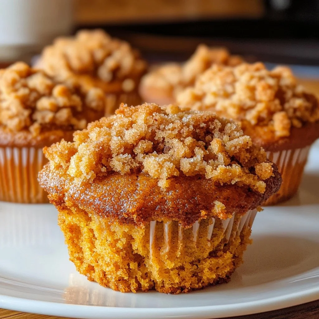 Delicious 8-Ingredient Bakery-Style Pumpkin Muffins