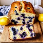 Easy Lemon Blueberry Bread with Lemon Glaze