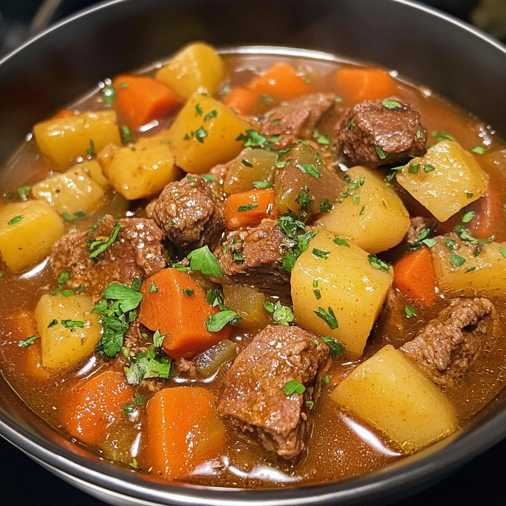 Easy Slow Cooker Beef Stew