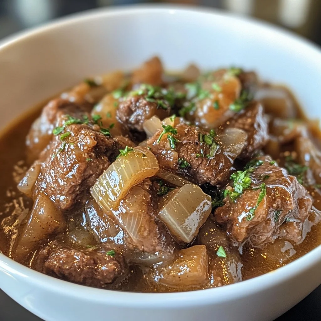 French Onion Beef Stew