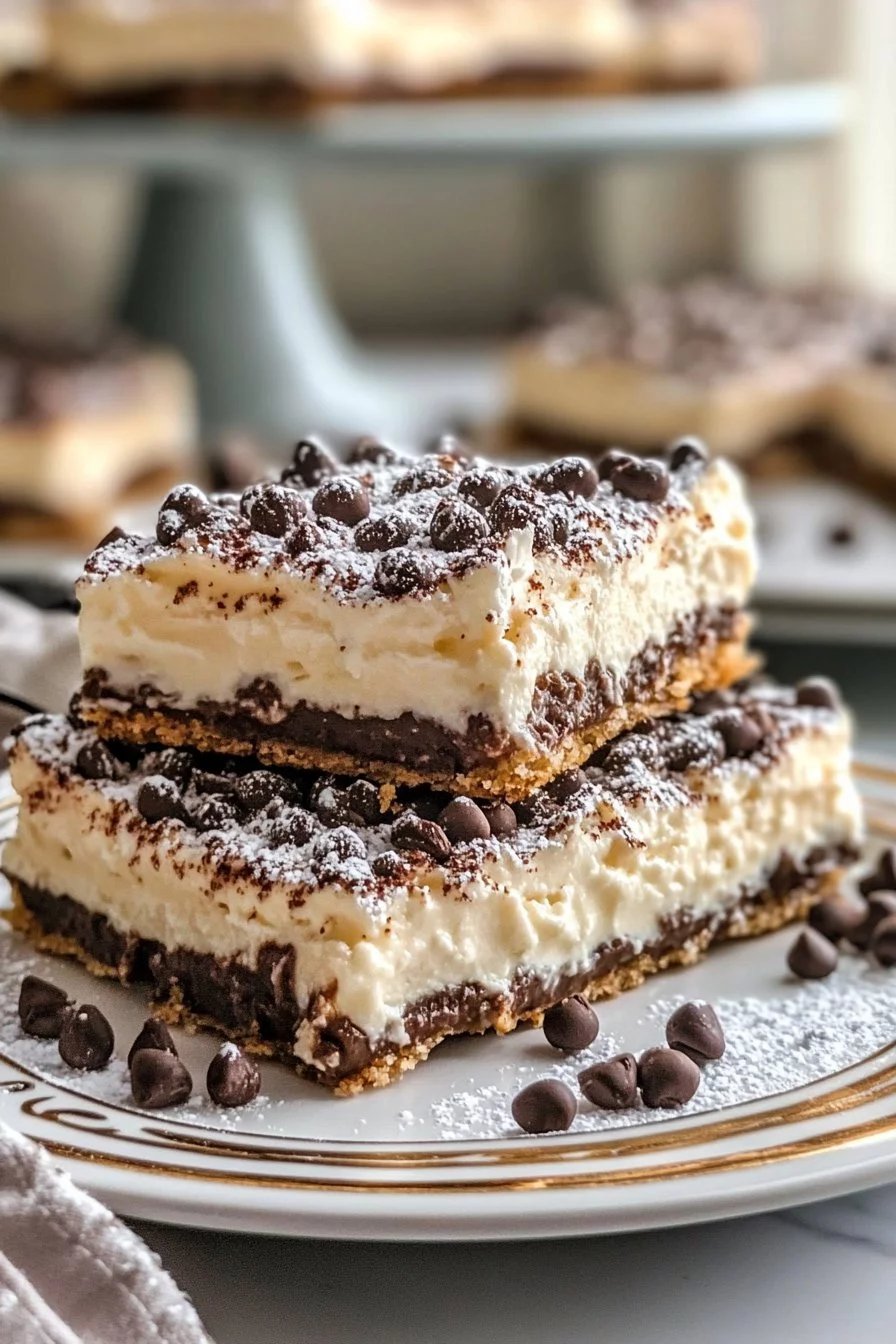 Classic Cannoli Squares
