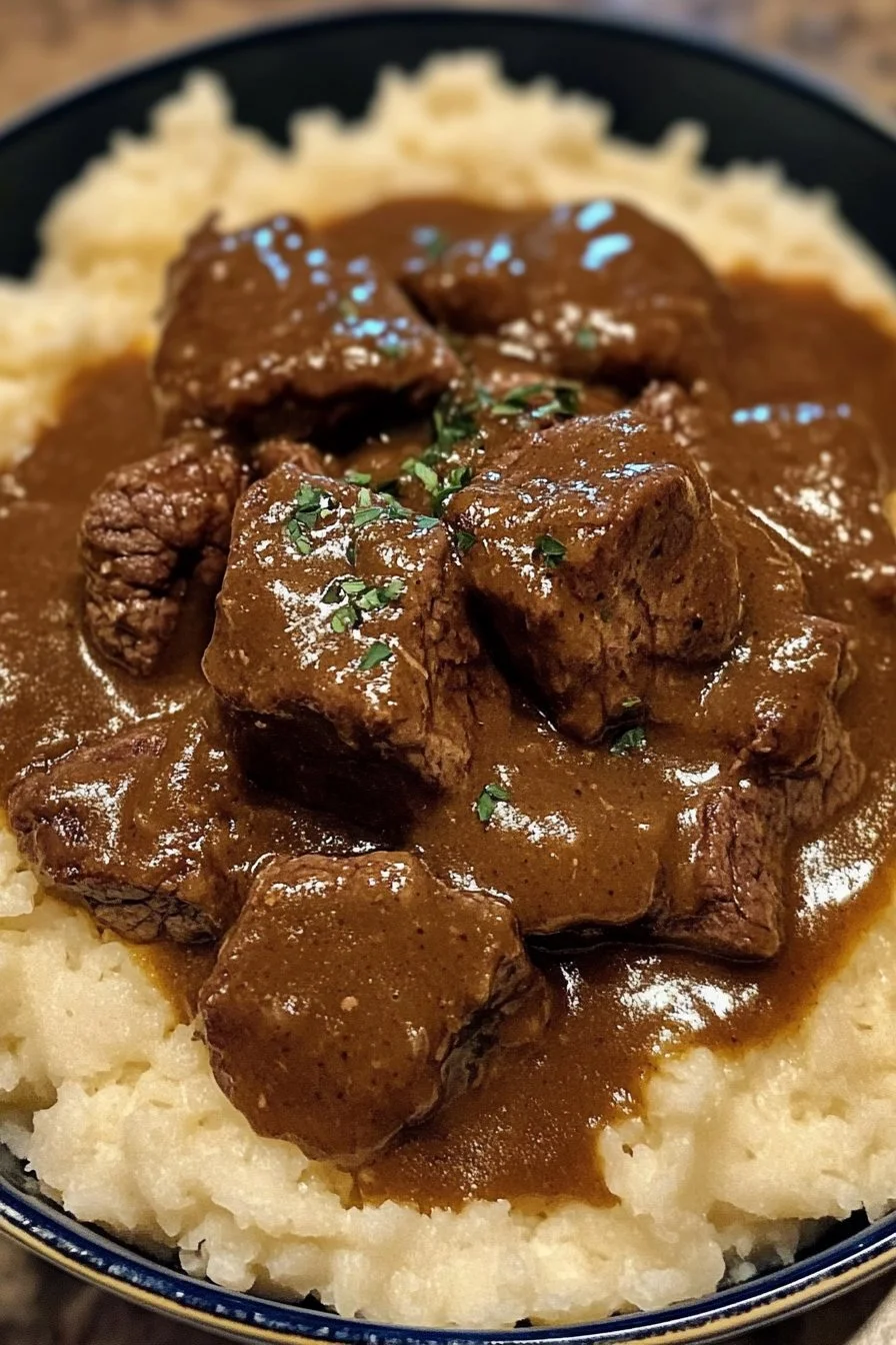 Beef Tips and Gravy