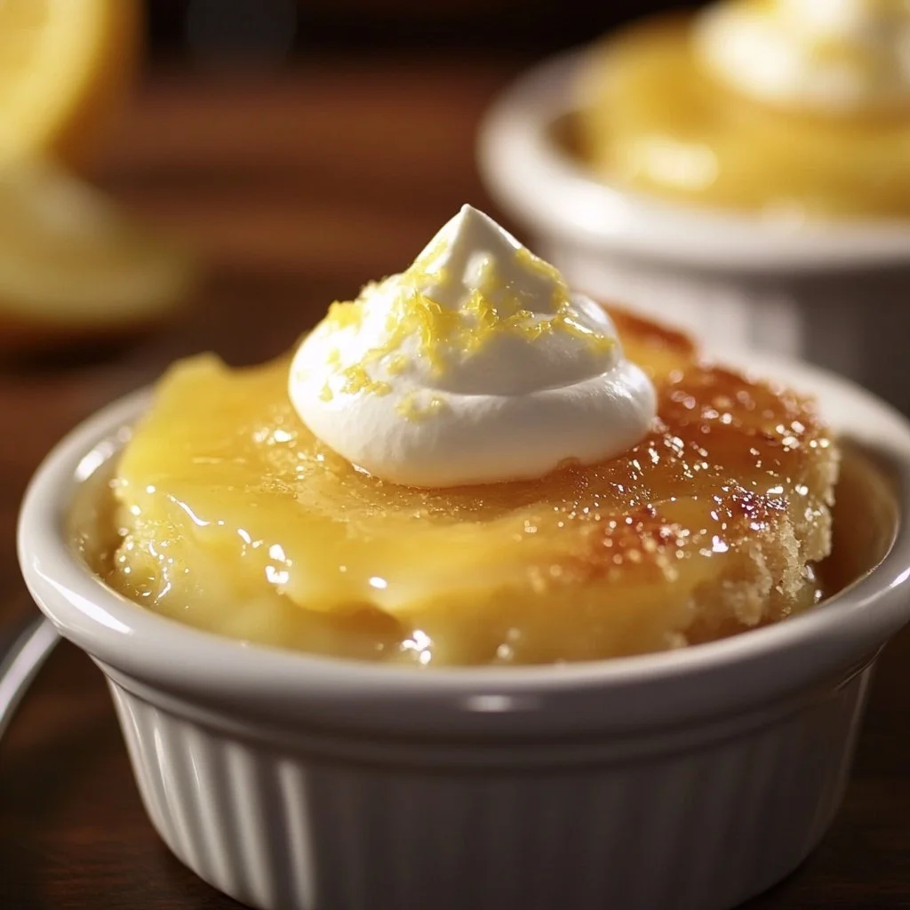 Magic Lemon Cobbler Delight