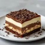 No Bake Chocolate Eclair Cake