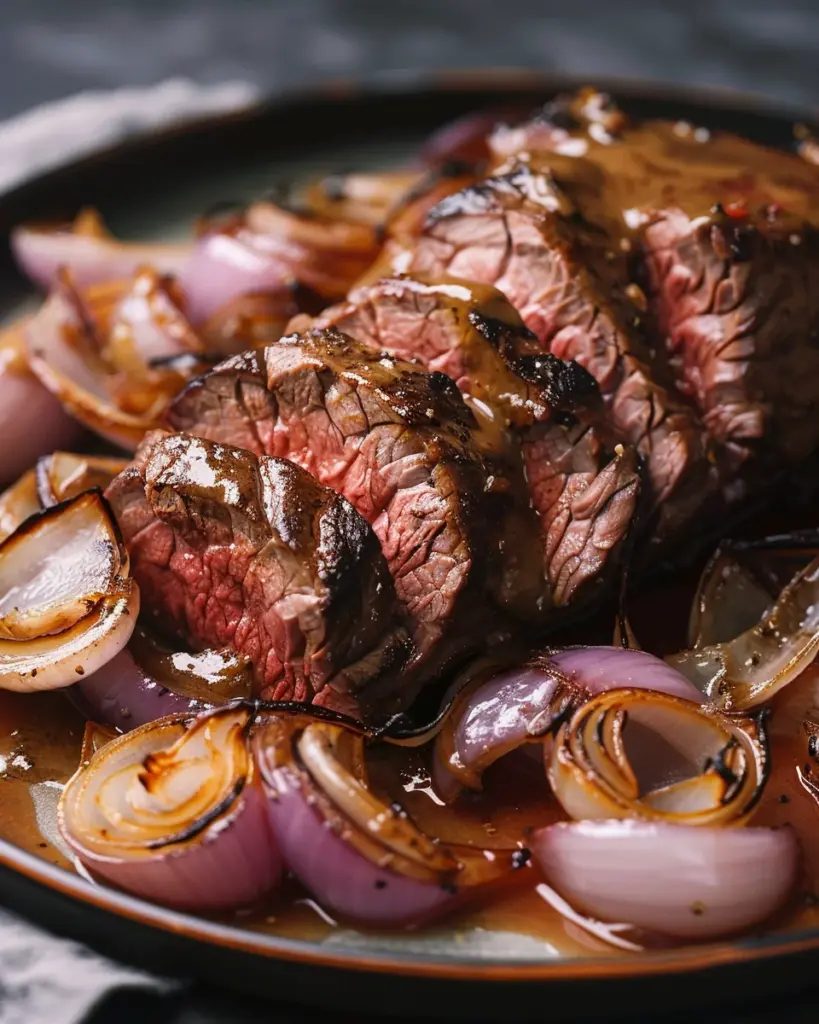Roasted Beef Tenderloin With French Onions and Horseradish Sauce: The Ultimate Indulgence