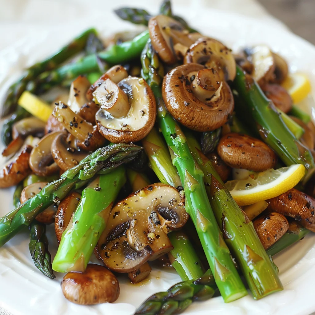 Sautéed Asparagus and Mushrooms: Flavor Explosion in Every Bite