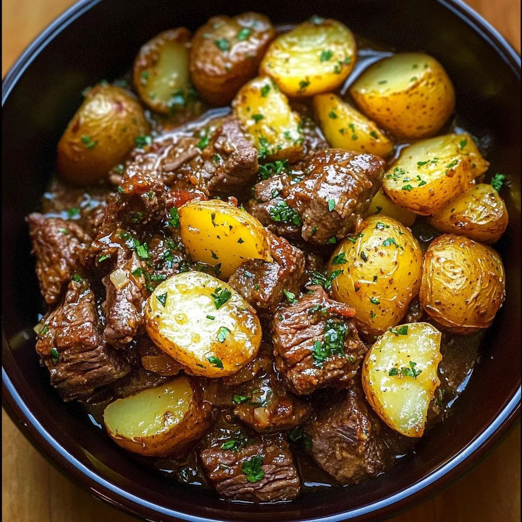 Slow Cooker Garlic Butter Beef