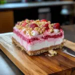 strawberry ice cream cake 🍓