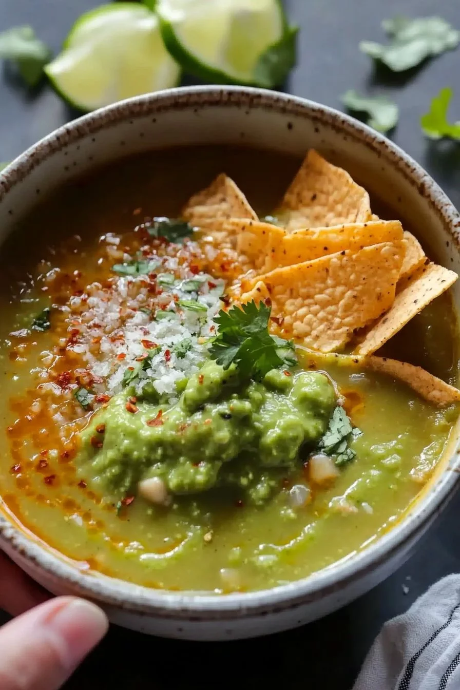 Green Sauce Tortilla Soup
