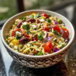 20 Minute Greek Orzo Salad