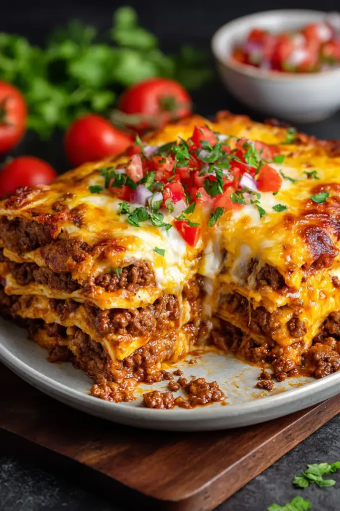 Beef Enchilada Casserole