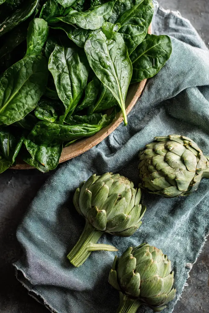 Prep for Spinach Artichoke