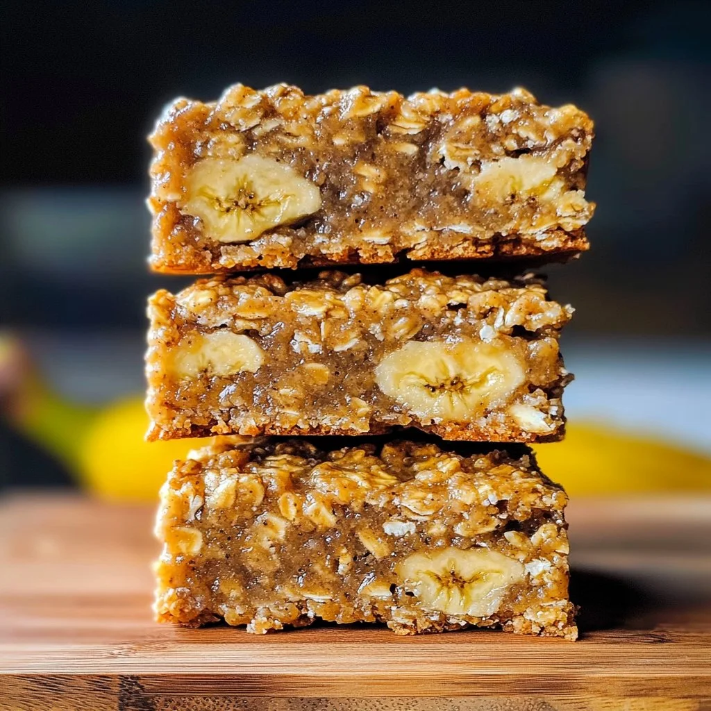 Banana Oatmeal Bars