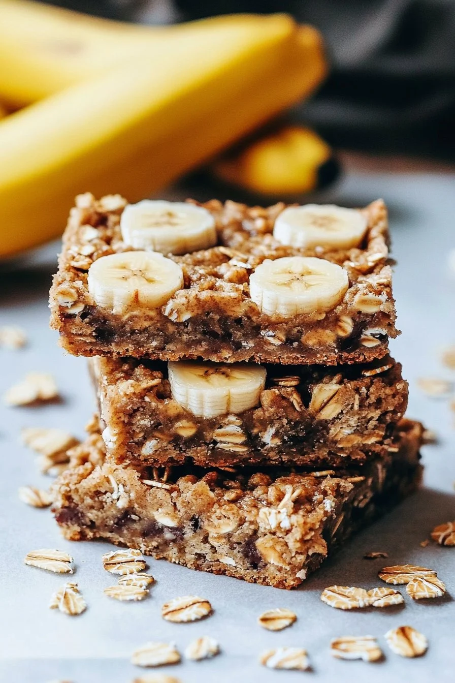 Banana Oatmeal Bars