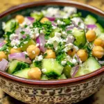 Cottage Cheese and Chickpea Salad