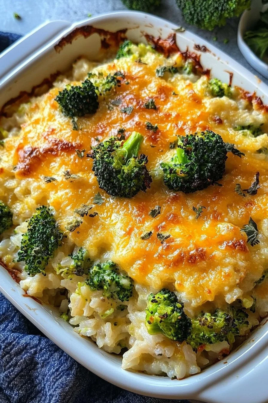 Creamy Broccoli Rice Casserole