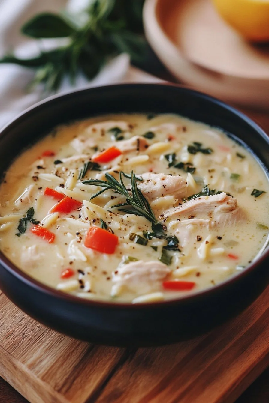 Creamy Lemon Chicken Orzo Soup 7 Creamy Lemon Chicken Orzo Soup