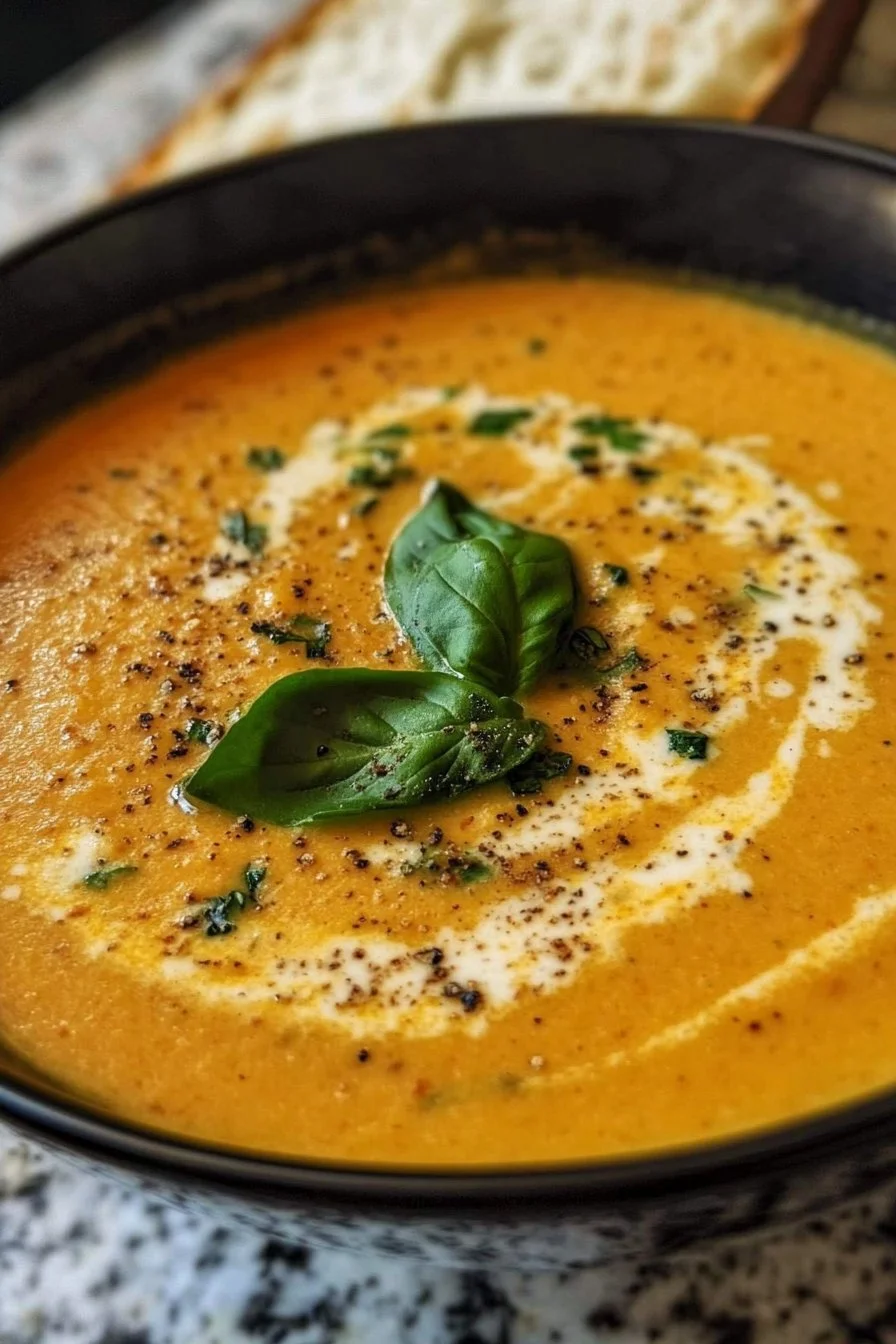 Creamy Roasted Veggie Soup