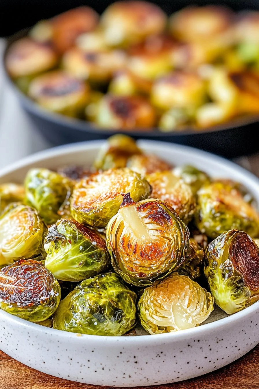 Crispy Boursin Brussels Sprouts