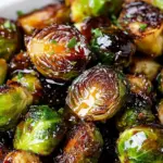 Crispy Honey Balsamic Brussels Sprouts