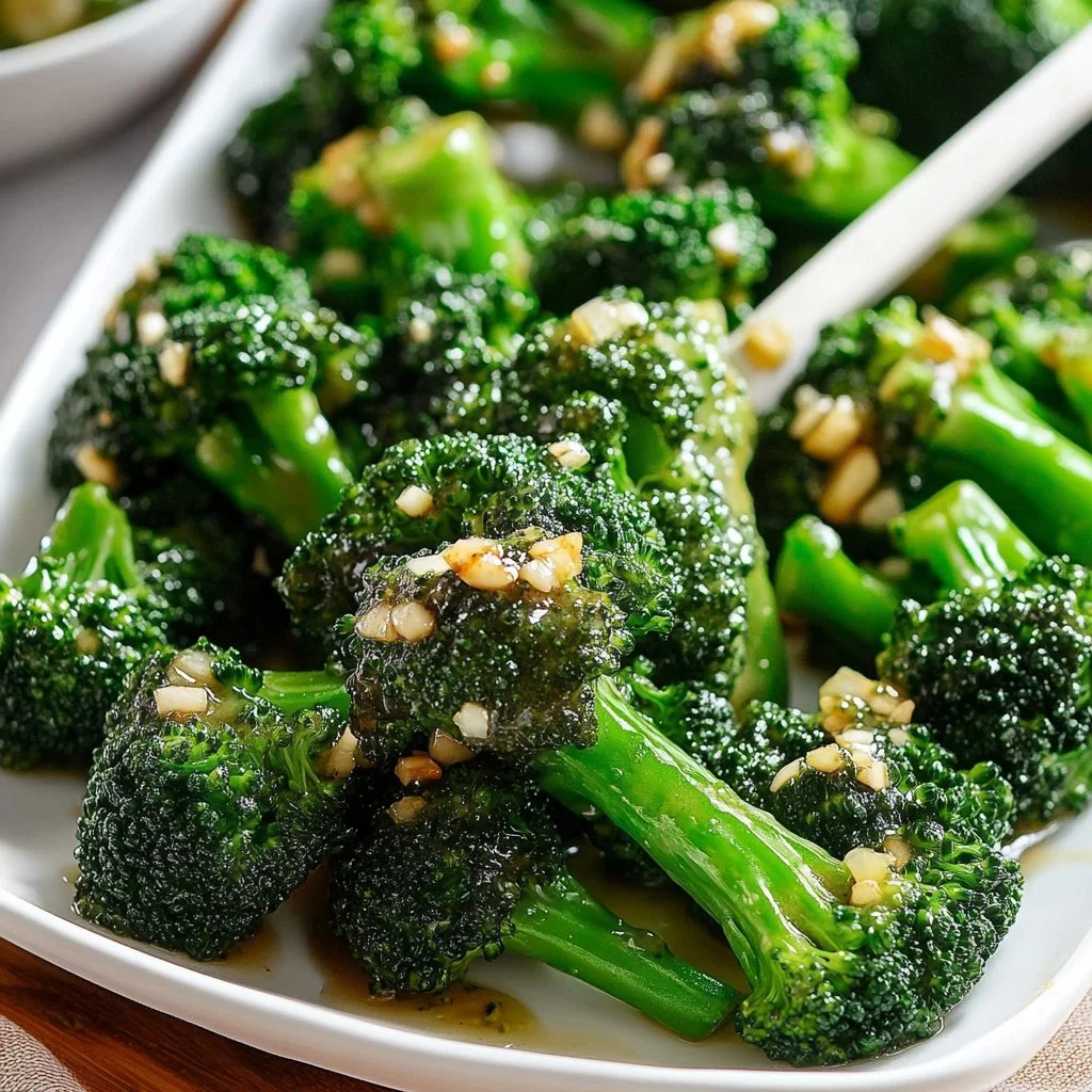 Easy & Delicious Broccoli with Garlic Sauce