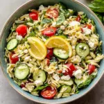 Easy Orzo Salad with Lemon Dressing