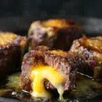 Golden Venison Bites Stuffed With Melty Cheese