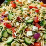 Greek Orzo Pasta Salad