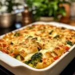 Healthy Mediterranean Vegetable Pasta Bake