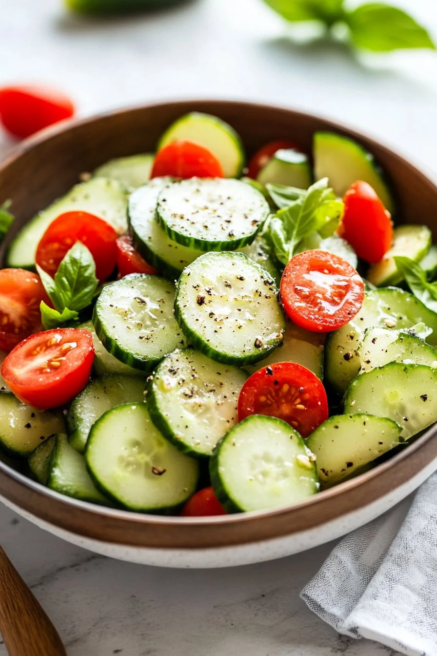 High Protein Cucumber Salad
