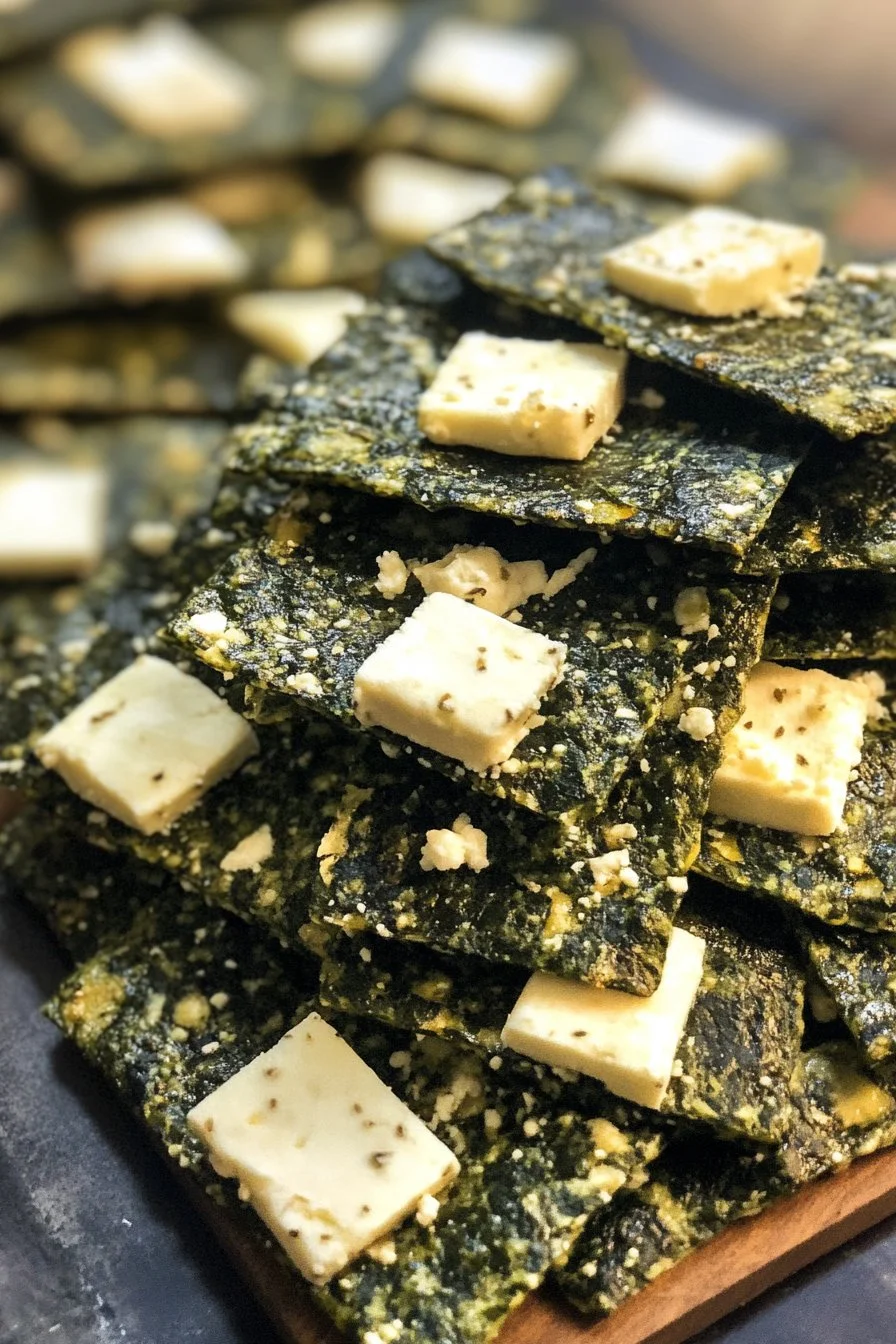 Irresistible Mediterranean Spinach and Feta Cheese Crisps in 30 Minutes