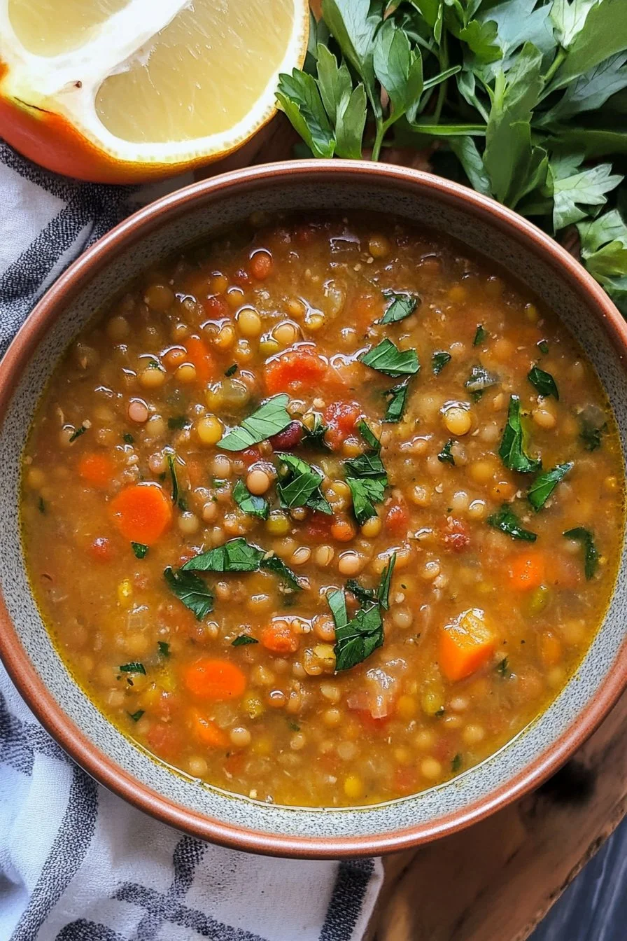 Mediterranean Lentil Soup